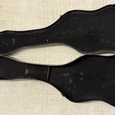Vintage 1960’s Silver Black Faux Tweed Offset Guitar Case Harmony Silvertone Kay Supro Airline image 17