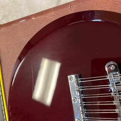 1990 Gibson EDS-1275 Doubleneck cherry red with case image 8