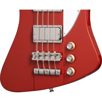Epiphone Thunderbird '64 Electric Bass Guitar - Ember Red image 7