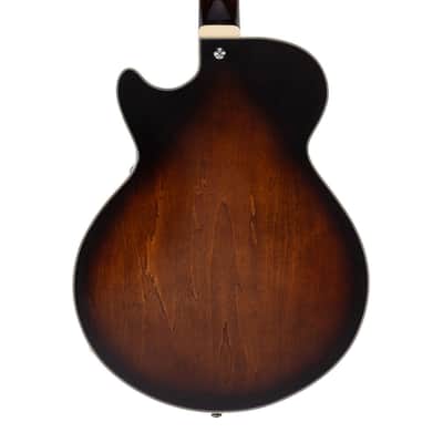 D'Angelico Premier SS Electric Guitar w/Gig Bag - Brown Burst - B-Stock image 7