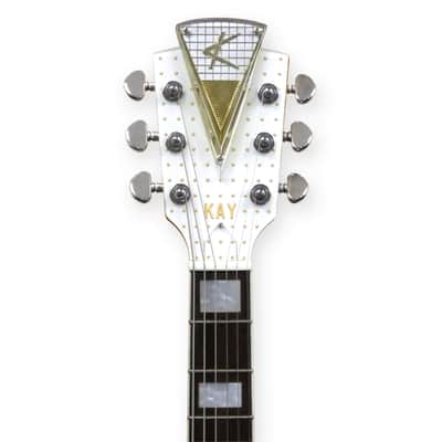 Kay Reissue Barney Kessel Gold "K" Signature Series Artist K6700V - Natural Blonde image 5