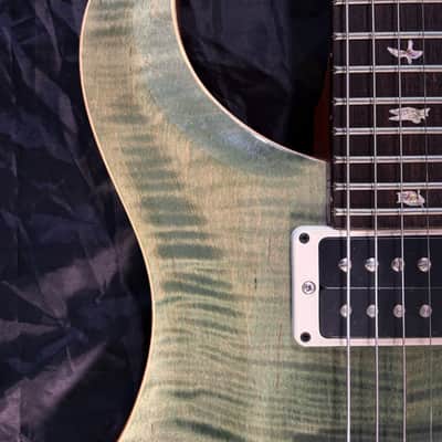 PRS Custom 24 2011 - Present - Tramp2016 PRS Custom 24 USA Core – Trampas Green – All Stock w/ Original Case image 6