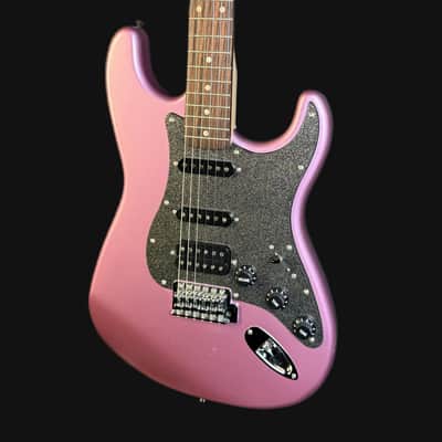 Squier Affinity Series Stratocaster HSS Electric Guitar in Burgundy Mist image 4