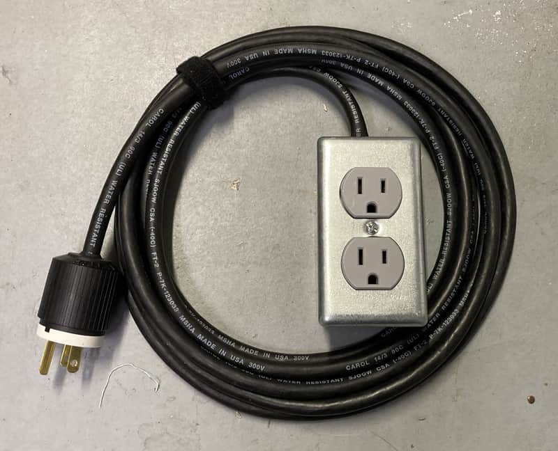 Hubbell 14/3 15A 120V Extension Cord
