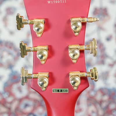 D'Angelico Deluxe EXL-1 Korea | Matte Red image 16