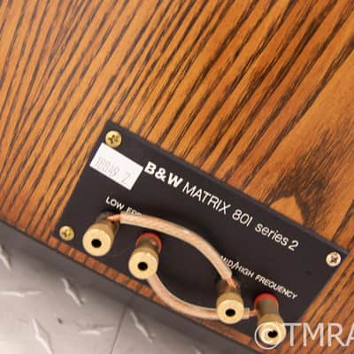 B&W B&W Matrix 801 Series 2 Floorstanding Speakers; Custom Ash Pair; 801 S2 image 6