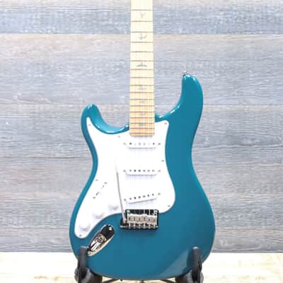 PRS SE Silver Sky Maple "Lefty" Nylon Blue Left-Handed Electric Guitar w/Bag image 2