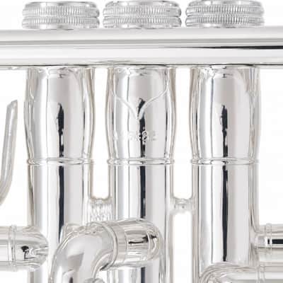 S.E. Shires Q10S Q-Series Professional Bb Trumpet in Silver Plate SN Q16482 image 14