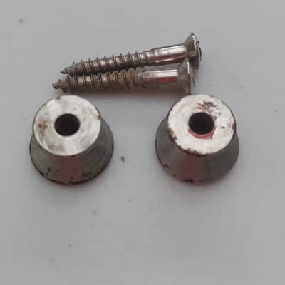 1960's Fender Strap Buttons with Screws (M-34) image 2