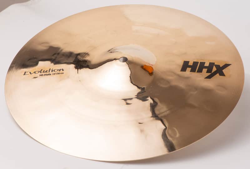Sabian Sabian 14” HHX Evolution Hi-Hat Cymbals 2002-present - Brilliant image 1