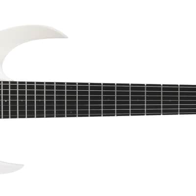S by Solar AB4.7W – 7 String White Matte Electric Guitar image 1