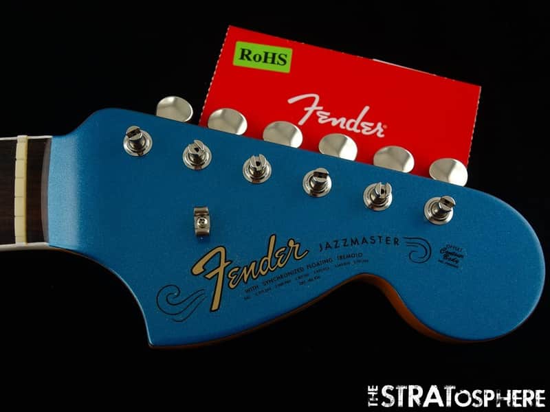 Fender AV II American Vintage 66 Jazzmaster 1966 NECK w/ TUNERS, Bound Rosewood image 1