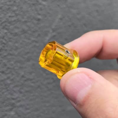 Moog Clone Knob Transparent Yellow image 3