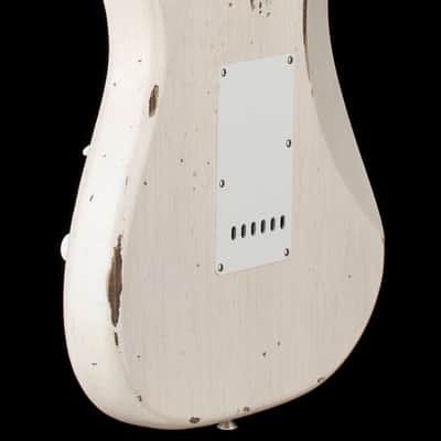 Fender Custom Shop Limited Edition Fat 1954 Stratocaster Relic with Closet Classic Hardware - Aged White Blonde #0102 image 9