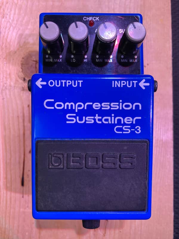 Boss CS-3 Compression Sustainer (Black Label) 1992 - 1997 - Blue image 1