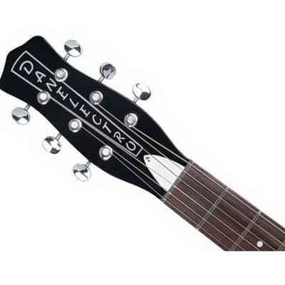 Danelectro 59 NOS+ Electric Guitar Black D59M-PLUS Left Handed Black Lefty image 6