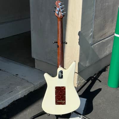 Used Ernie Ball Music Man Albert Lee Signature HH Tremolo White with Case *Refin image 8