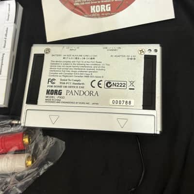 Korg Pandora PX5D Personal Multi Effect Processor with Box Manual CD Cable Untested image 2