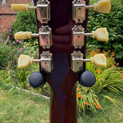 2004 Gibson Memphis Yamano ’60 ES-335 Block (ESDY-TE) – Iced Tea Sunburst – w/HSC image 11