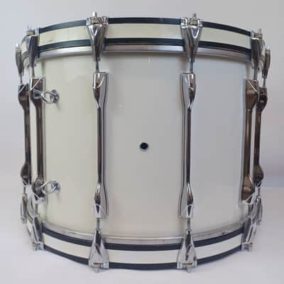 Yamaha 14x22"MB822U JP-x Field Corps Bass Drum 12Lug White Wrap Japan Vintage80s image 4