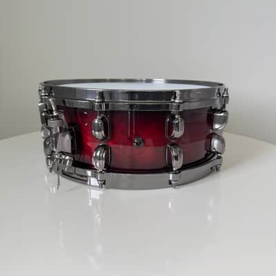 5.5x14” Tama Starclassic All Bubinga Shell Snare Drum, Lacquer Burst image 6