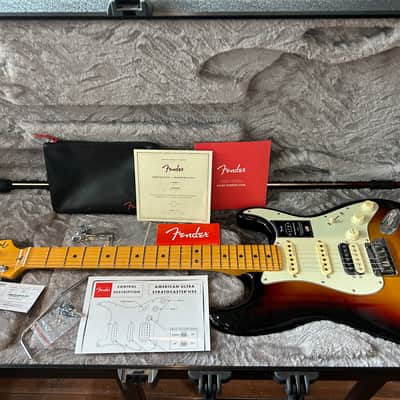 Fender American Ultra Stratocaster HSS Maple Ultraburst #US23025503 8 lbs 11.0 oz image 2