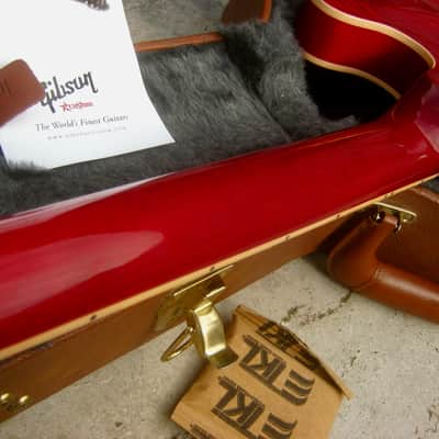 ♚ GEM !♚ 2013 Gibson ES-335 Dot Figured LEFT HANDED ♚ CHERRY 'AAA' FLAME ♚ 60's Neck *Lefty image 13
