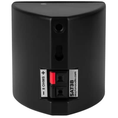 Dayton Audio - SAT3B - 3" Cube Speaker Pair - Black - 8 Ohm image 2