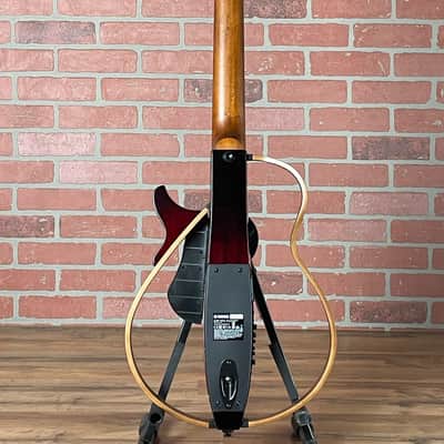 Yamaha SLG200N Silent Nylon-string Guitar - Crimson Red Burst image 8
