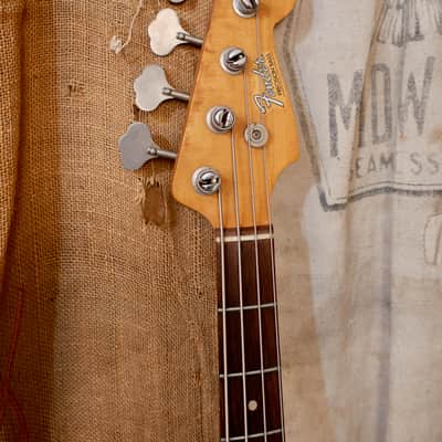 Fender Precision Bass 1965 - Candy Apple Red - Refin image 4
