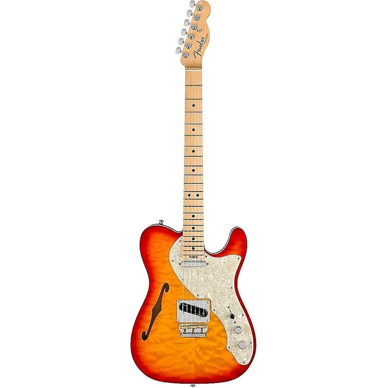 Fender Limited Edition American Elite Thinline Telecaster Quilted Maple Top 2018 image 1