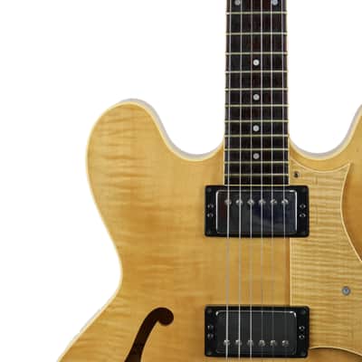 1997 Heritage H-535-VV Semi-Hollow Electric Guitar Antique Natural image 8