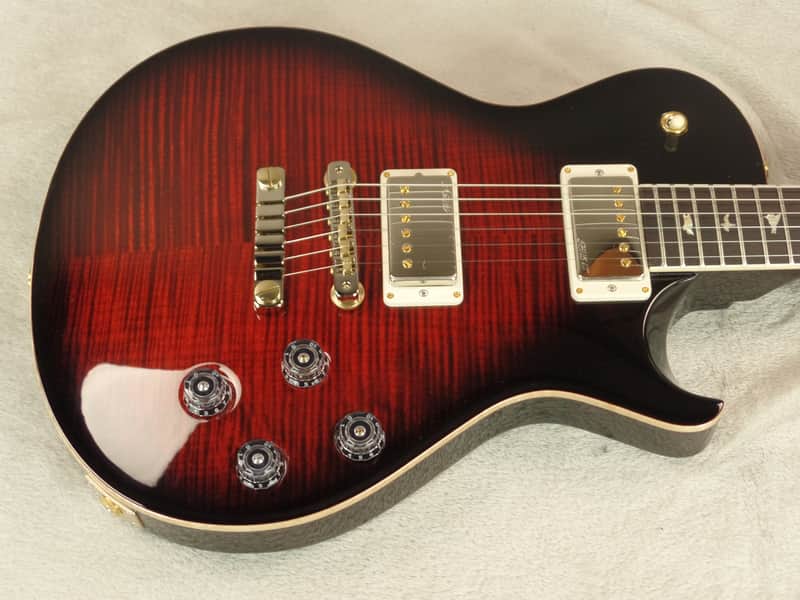 2017 Paul Reed Smith McCarty Singlecut 594 Figured 10 Top - Fire Red Burst image 1