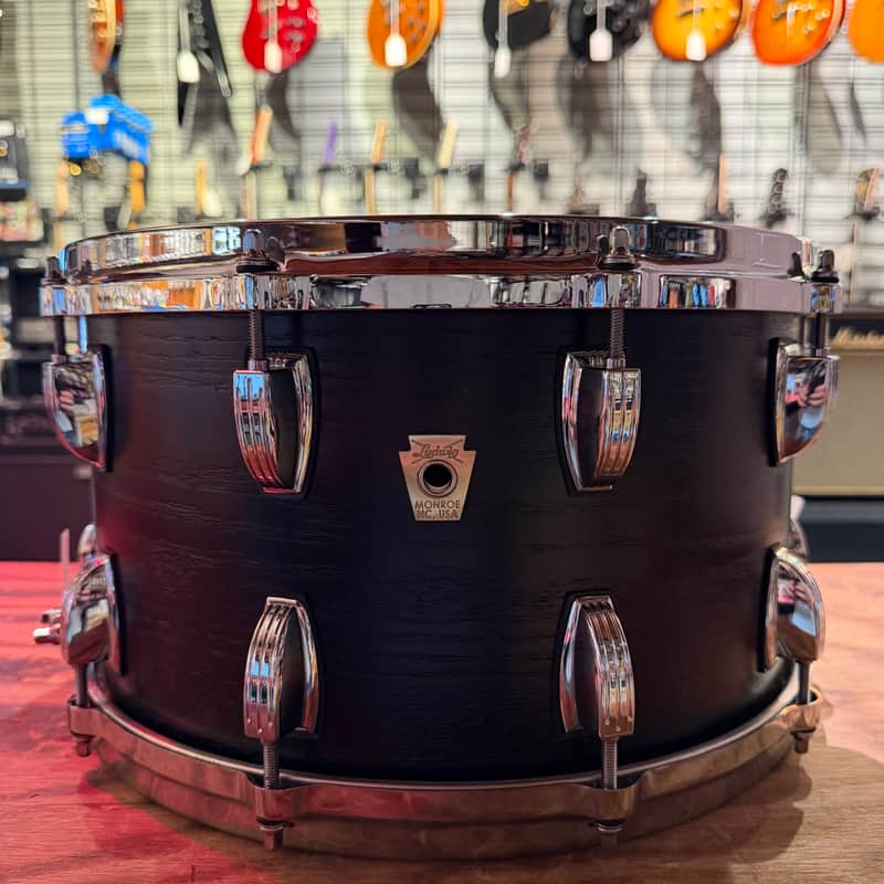 Ludwig LKS784XX-BH Keystone X 8x14" Snare Drum Night Oak image 1
