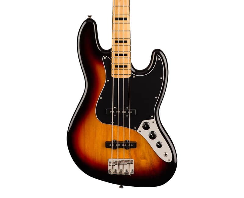 Used Squier Classic Vibe '70s Jazz Bass - 3-Color Sunburst w/ Maple FB image 1