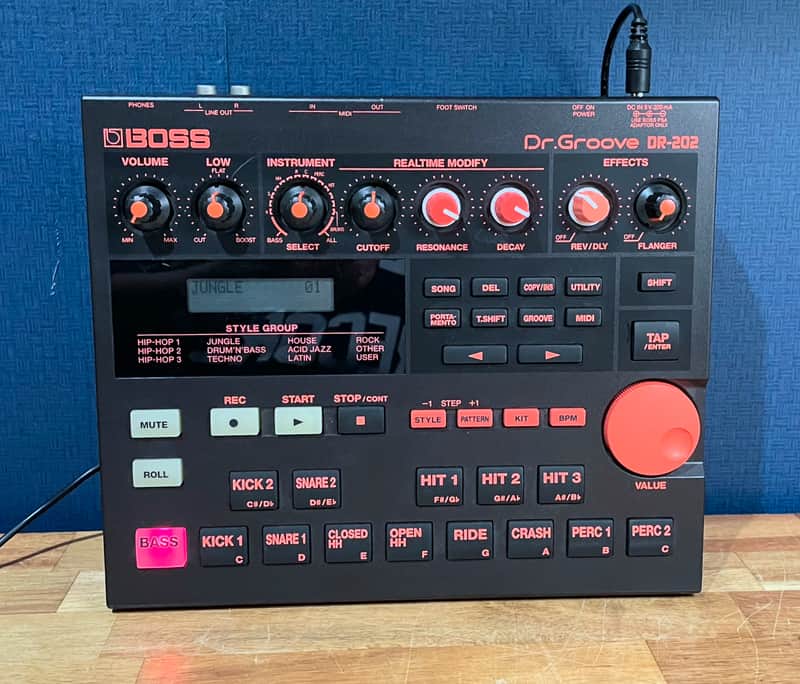 Boss DR-202 Dr. Groove - Black w/ Power Supply image 1