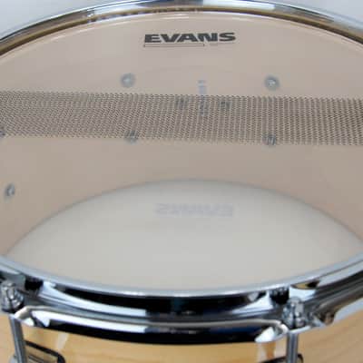Click Custom Icon 6x12 8ply Maple Snare Drum Natural Gloss Oil image 6