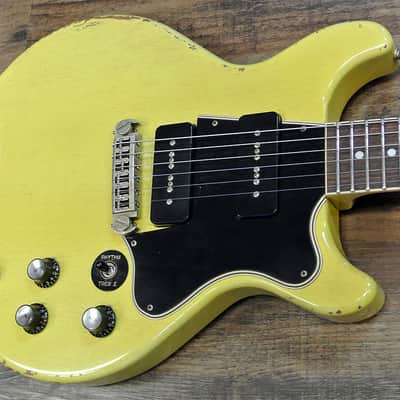 Rock N Roll Relics THUNDERS II Model - USA Hand Made Relic Guitar - TV Yellow image 5