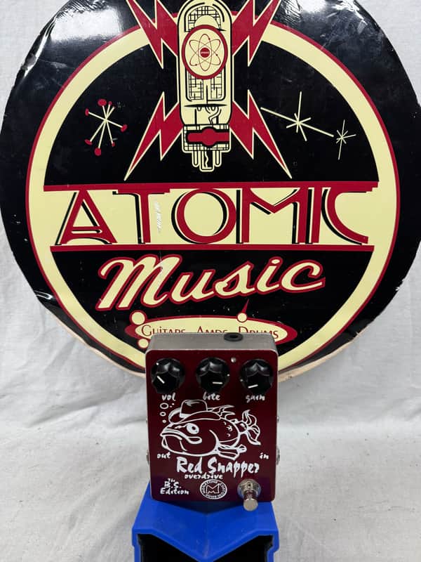 Menatone Custom Shop B.S. bs Edition Red Snapper Overdrive Pedal built for TrueTone Music image 1