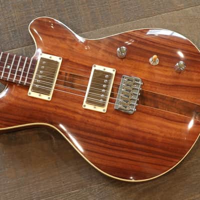 Sweetwood Rosewood Double-Cut Natural Electric Guitar + OHSC (5673) image 4
