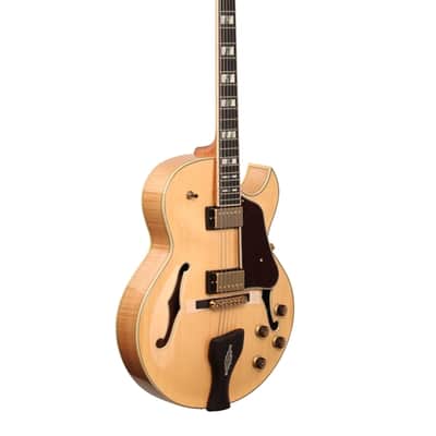 Ibanez LGB30 George Benson Hollowbody Guitar with Case Natural image 8