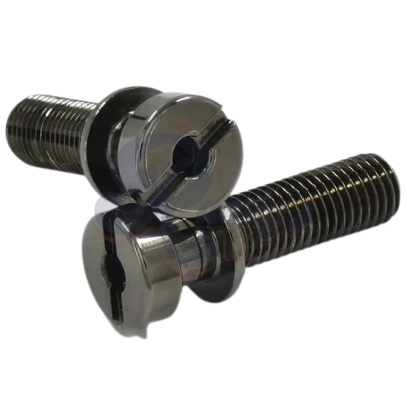 Advanced Plating Inc (API) 1146BC Locking Tailpiece Stopbar Stop Bar Studs - Flat Top (2-Pack) Black Chrome/Cosmo Black - B-STOCK | 50% OFF - Fits GibsonĀ® image 1