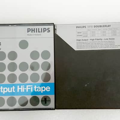Philips DP 18 7-inch double play audio tape (set of 2 (TWO)) - in original plastic cases image 2