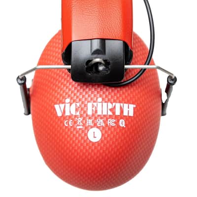 Vic Firth VXHP0012 Wireless Headphones - Red image 4