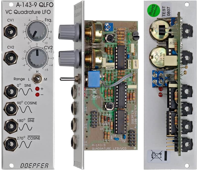 DOEPFER A-143-9 VOLTAGE CONTROLLED QUADRATURE LFO-VCO : BRAND NEW :  [DETROIT MODULAR] image 1