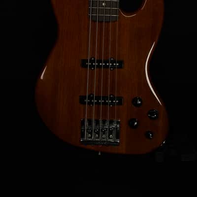 Fender Deluxe Active Jazz Bass Okoume V 2015 - Natural image 2