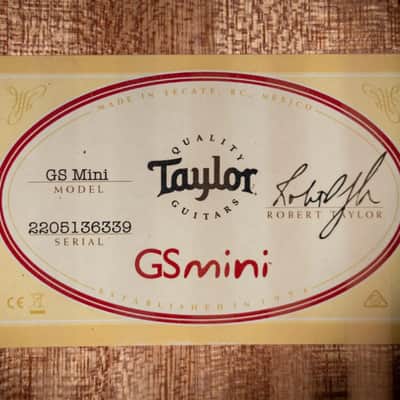 Taylor GS Mini Sapele Left-Handed Acoustic Guitar - Natural with Gig Bag image 14