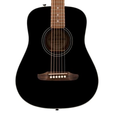 Used Fender California Standard Redondo Mini w/ Gig Bag - Black w/Walnut FB image 1