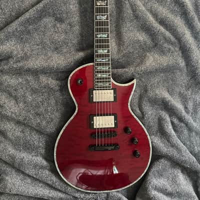 ​ESP LTD EC-1000 Deluxe - See Thru Black Cherry (Upgraded Fishman Fluence Classics) image 2