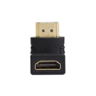 TD-HDPT2 - Compact Right Angle High Definition Cable Adapter 2 Ports - Female and Male image 2